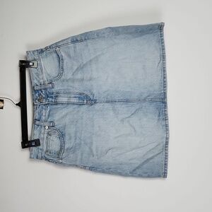 NWT Rigid Denim A- Line Skirt by Madewell size 25